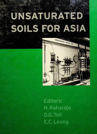 UNSATURATED SOILS FOR ASIA