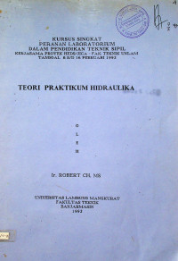TEORI PRAKTIKUM HIDRAULIKA