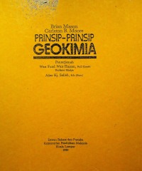 PRINSIP-PRINSIP GEOKIMIA