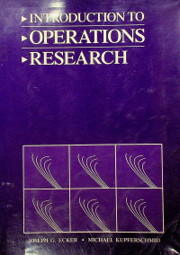INTRODUCTION TO OPERATIONS RESEARCH