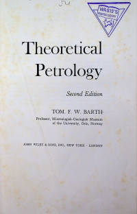 Theoritical Petrology Second Edition.