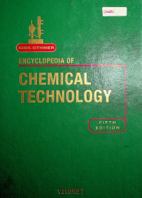 ENCYCLOPEDIA OF CHEMICAL TECHNOLOGY, VOLUME 7, FIFTH EDITION