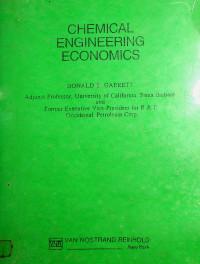CHEMICAL ENGINEERING ECONOMICS