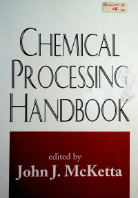CHEMICAL PROCESSING HANDBOOK
