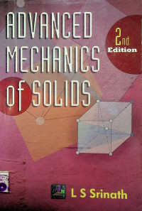 ADVANCED MECHANICS of SOLIDS, 2nd Edition