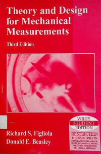 Theory and Design for Mechanical Measurements, Third Edition