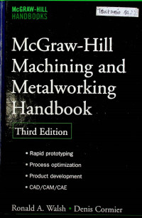 McGraw-Hill Mahining and Metalworking Handbook, Third Edition