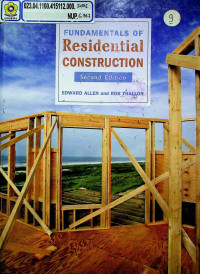 FUNDAMENTAL OF Residential CONTRUCTION, Second Edition