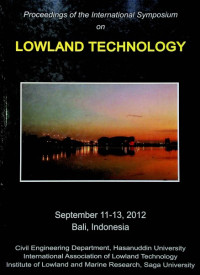 Proceedings of the International Symposium on LOWLAND TECHNOLOGY 2012