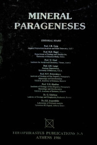 MINERAL PARAGENESES