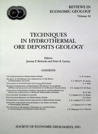 TECHNIQUES IN HYDROTHERMAL ORE DEPOSITS GEOLOGY