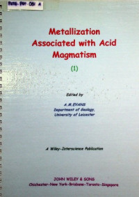 Metallization Associated with Acid Magmatism