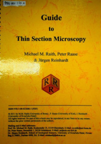 Guide to Thin Section Microscopy