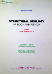 STRUCTURAL GEOLOGY OF ROCK AND REGION, SECOND EDITION