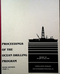 PROCEEDINGS OF THE OCEAN DRILLING PROGRAM INITIAL REPORTS (PART 1), VOLUME 167 20 April-16 June 1996