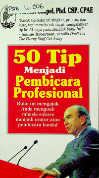 50 Tip Menjadi Pembicara Profesional