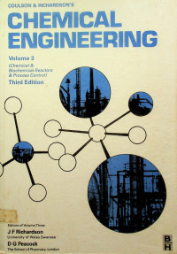 CHEMICAL ENGINEERING, Volume 3, Third Edition