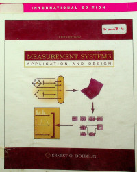 MEASUREMENT SYSTEMS: application and design, fifth edition