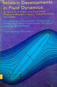 Modern Developments in Fluid Dynamics, VOLUME I