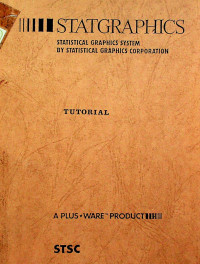 STRATGRAPHICS: STATISTICAL GRAPHICS SYSTEM