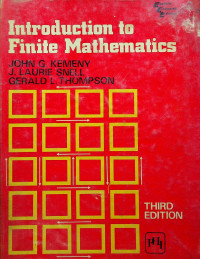 Introduction to Finite Mathematics, THIRD EDITION