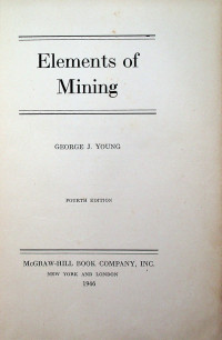 Elements of Mining, FOURTH EDITION