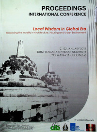 PROCEEDINGS INTERNATIONAL CONFERENCE : Local Wisdom in Global Era