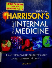 HARRISON'S; Principles of INTERNAL MEDICINE, 17th Edition