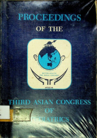 Proceedings Of The Third Asian Congress Of Pediatrics