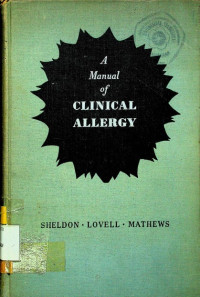 A Manual of CLINICAL ALLERGY