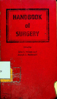 HANDBOOK of SURGERY