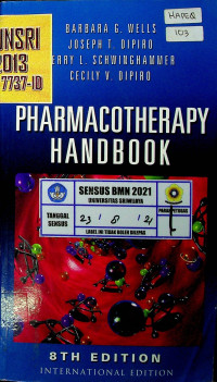 PHARMACOTHERAPY HANDBOOK, 8TH EDITION