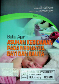 Buku Ajar ASUHAN KEBIDANAN PADA NEONATUS, BAYI DAN BALITA