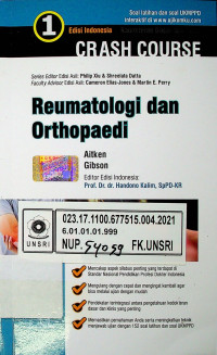 CRASH COURSE; Reumatologi dan Orthopaedi