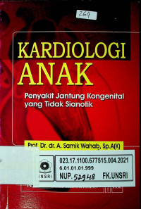 KARDIOLOGI ANAK; Penyakit Jantung Kongenital yang Tidak Sianotik