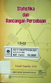 Statistika dan Rancangan Percobaan