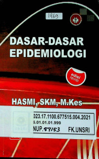 DASAR- DASAR EPIDEMIOLOGI