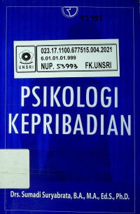 PSIKOLOGI KEPRIBADIAN