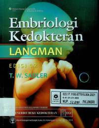 EMBRIOLOGI KEDOKTERAN LANGMAN