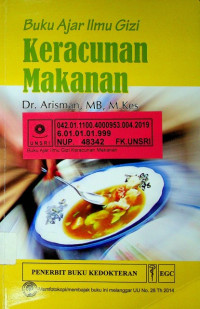 Buku Ajar Ilmu Gizi: Keracunan Makanan