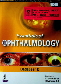 Essentials of OPHTHALMOLOGY