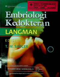 EMBRIOLOGI KEDOKTERAN LANGMAN, EDISI 12