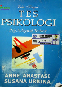 TES PSIKOLOGI Psychological Testing Edisi Ketujuh