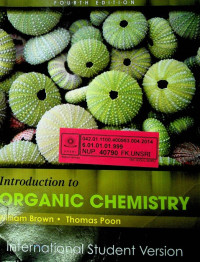 Introduction to ORGANIC CHEMISTRY FOURTH EDITION International Student Version