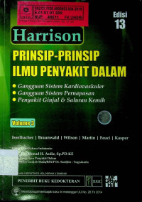 Harrison; PRINSIP-PRINSIP ILMU PENYAKIT DALAM Volume 3 Edisi 13