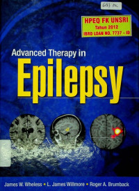 Advanced Therapy in Epilepsy