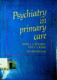 Psychiatry in primary care