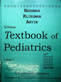 Nelson Textbook of Pediatrics, 15th EDITION, Volume I