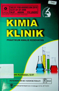 KIMIA KLINIK; PRAKTIKUM ANALIS KESEHATAN