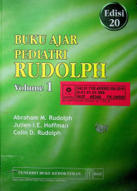 BUKU AJAR PEDIATRI RUDOLPH, Edisi 20, Volume 1
